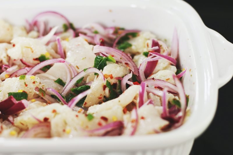 Ceviche - Panama Essen